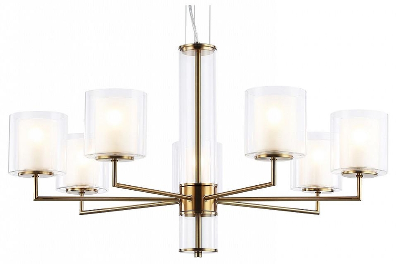 Люстра Ambrella Light LH LH56013 цвет плафона/подвески Белый, цвет арматуры Латунь