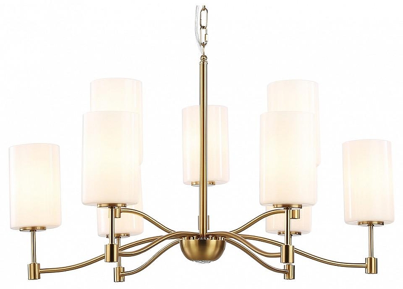 Люстра Ambrella Light LH LH56054 цвет плафона/подвески Белый, цвет арматуры Латунь