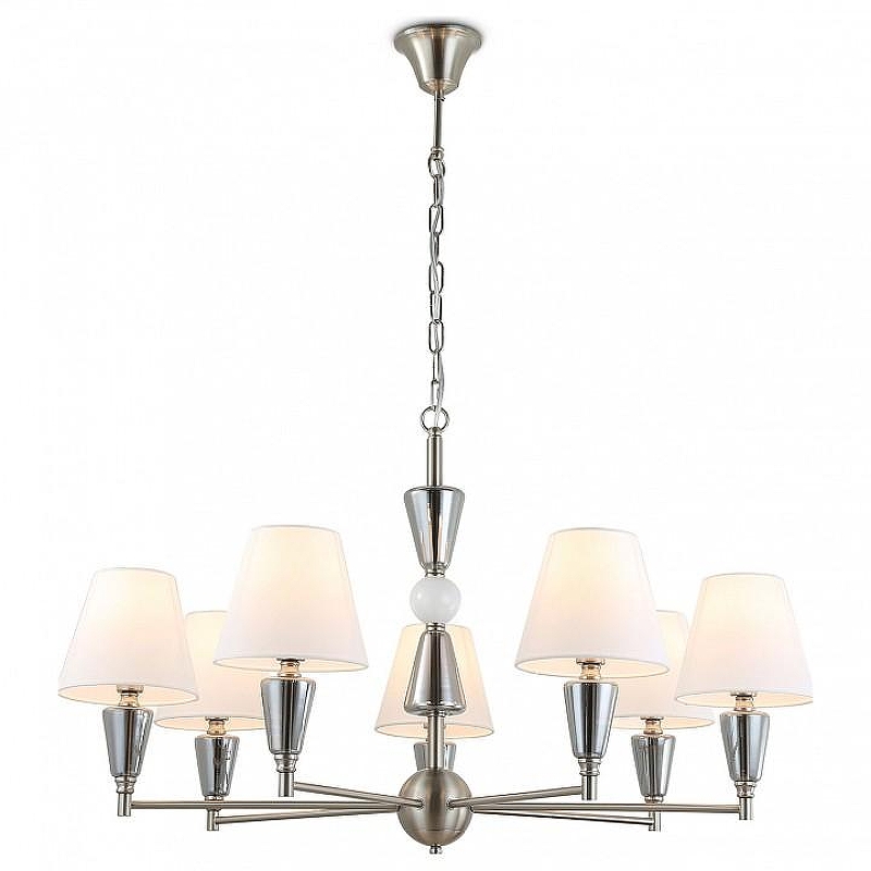 Люстра Ambrella Light LH LH75256 цвет плафона/подвески Белый, цвет арматуры Никель