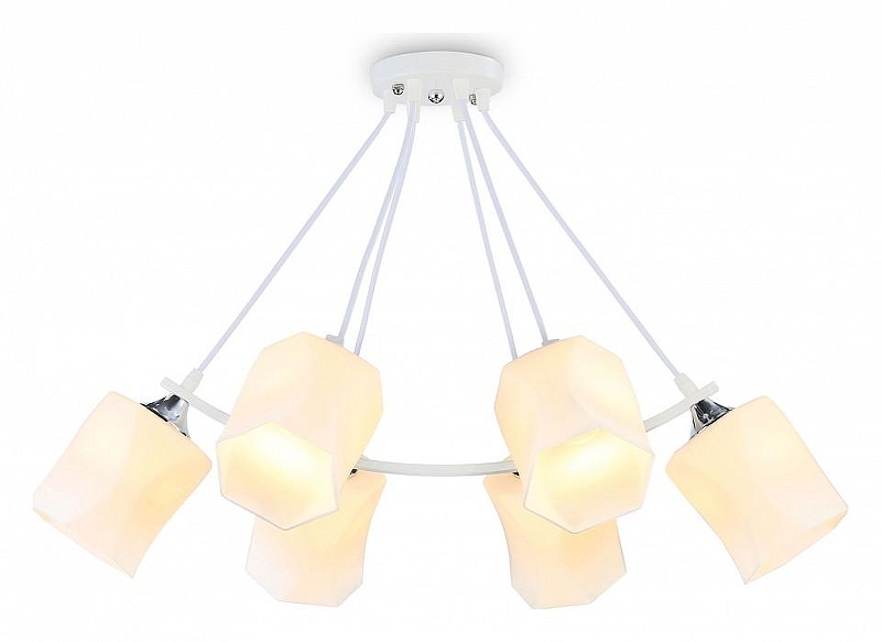 Люстра Ambrella Light TR TR303159 цвет плафона/подвески Белый, цвет арматуры Белый, Хром