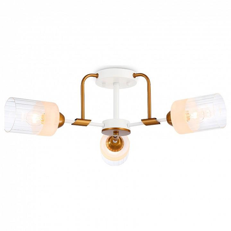Люстра Ambrella Light TR TR303321 цвет плафона/подвески Белый, Прозрачный, цвет арматуры Белый