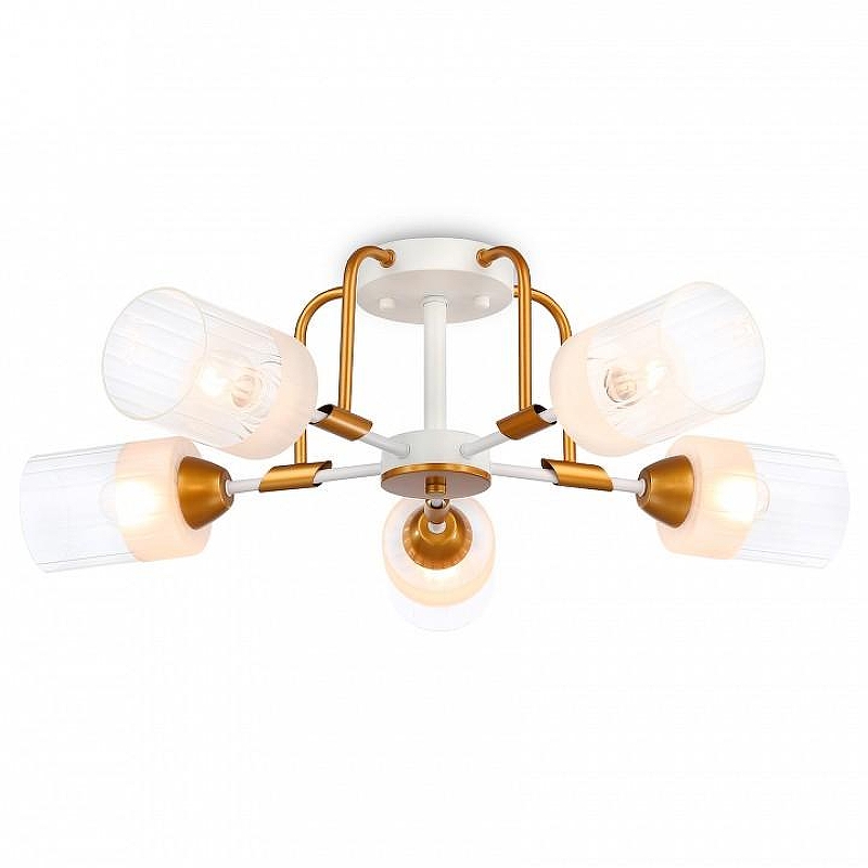 Люстра Ambrella Light TR TR303323 цвет плафона/подвески Белый, Прозрачный, цвет арматуры Белый
