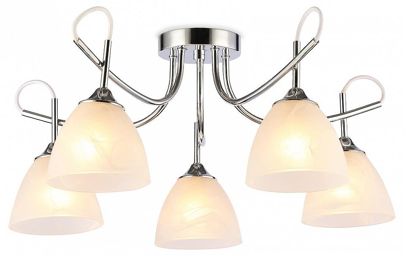 Люстра Ambrella Light TR TR3042 цвет плафона/подвески Белый, цвет арматуры Хром