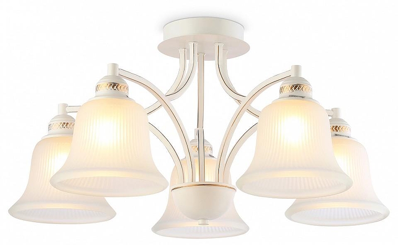 Люстра Ambrella Light TR TR3050 цвет плафона/подвески Белый, цвет арматуры Белый, Золото