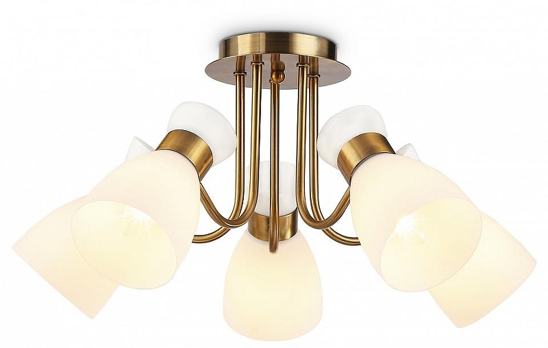 Люстра Ambrella Light TR TR3218 цвет плафона/подвески Белый, цвет арматуры Золото