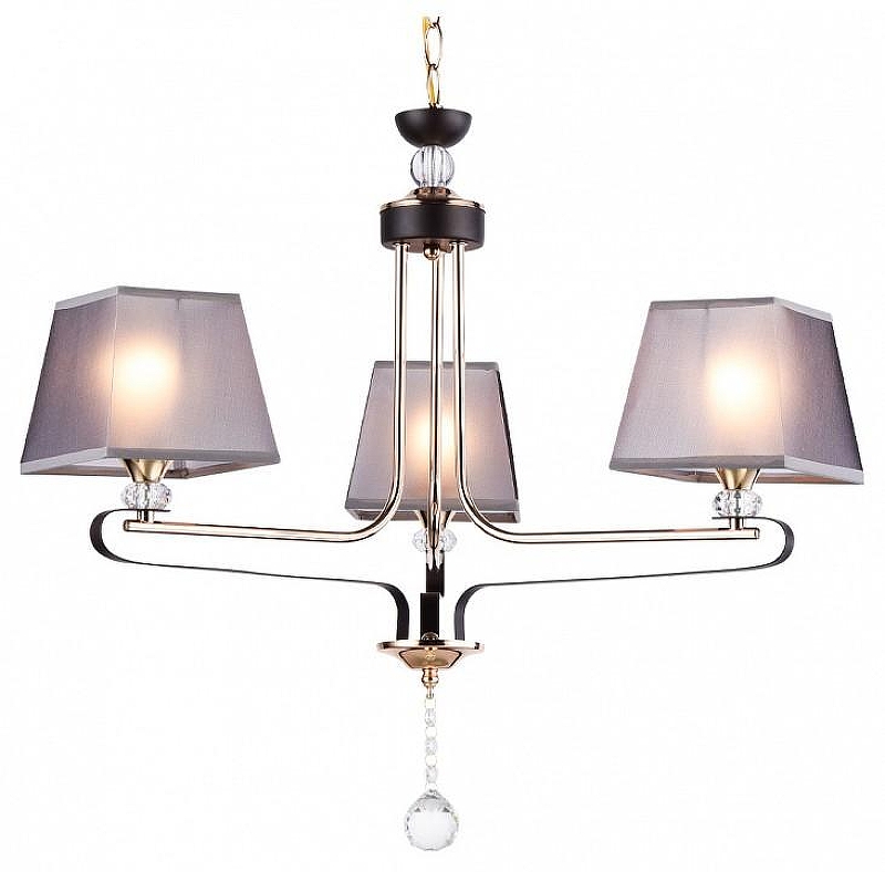 Люстра Ambrella Light TR TR4614 цвет плафона/подвески Коричневый, цвет арматуры Золото, Коричневый