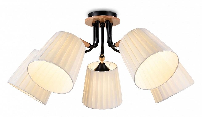Люстра Ambrella Light TR TR4733 цвет плафона/подвески Белый, цвет арматуры Коричневый, Черный