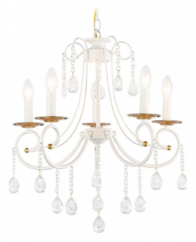 Люстра Ambrella Light TR TR4916 цвет плафона/подвески Прозрачный, цвет арматуры Белый, Золото