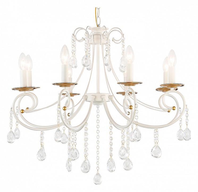Люстра Ambrella Light TR TR4917 цвет плафона/подвески Прозрачный, цвет арматуры Белый, Золото