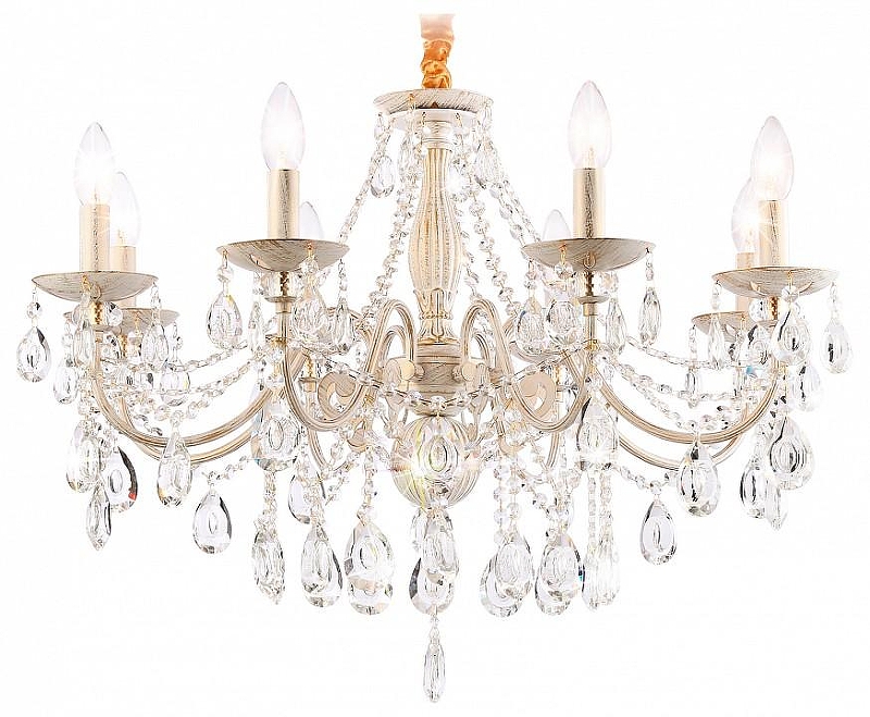 Люстра Ambrella Light TR TR4945 цвет плафона/подвески Прозрачный, цвет арматуры Белый, Золото
