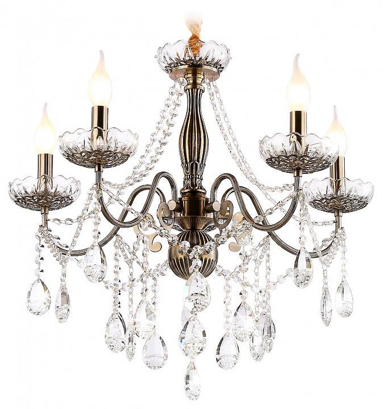 Люстра Ambrella Light TR TR4949 цвет плафона/подвески Прозрачный, цвет арматуры Бронза