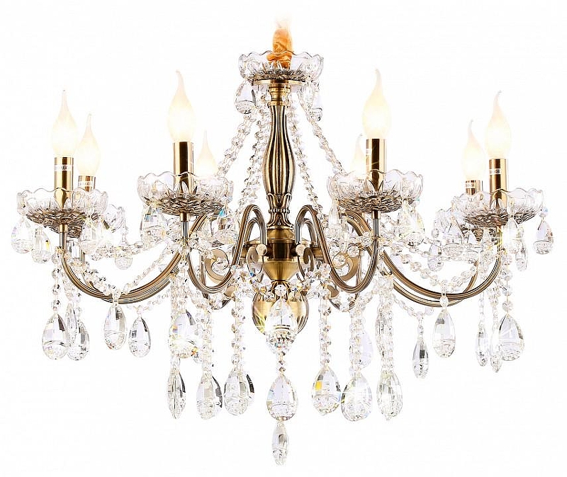 Люстра Ambrella Light TR TR4950 цвет плафона/подвески Прозрачный, цвет арматуры Бронза