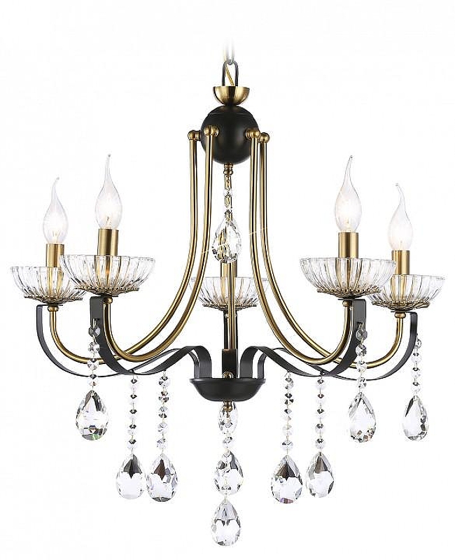 Люстра Ambrella Light TR TR4952 цвет плафона/подвески Прозрачный, цвет арматуры Золото, Черный