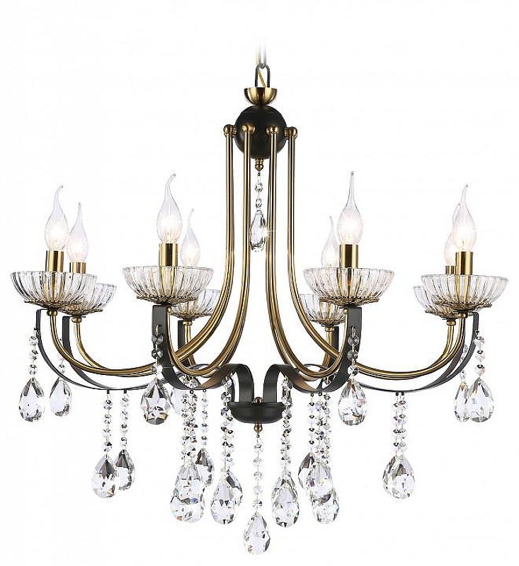 Люстра Ambrella Light TR TR4953 цвет плафона/подвески Прозрачный, цвет арматуры Золото, Черный