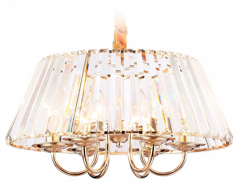Люстра Ambrella Light TR TR5039 цвет плафона/подвески Прозрачный, цвет арматуры Золото