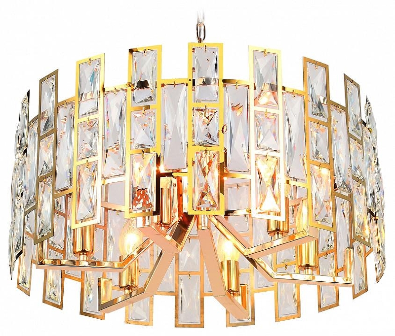 Люстра Ambrella Light TR TR5061 цвет плафона/подвески Прозрачный, цвет арматуры Золото