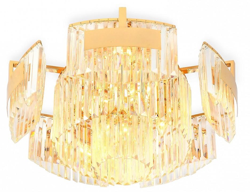 Люстра Ambrella Light TR TR5093 цвет плафона/подвески Прозрачный, цвет арматуры Золото