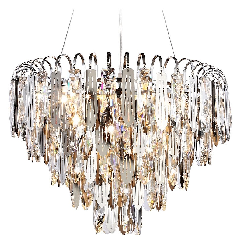 Люстра Ambrella Light TR TR5255 цвет плафона/подвески Прозрачный, Хром, цвет арматуры Хром