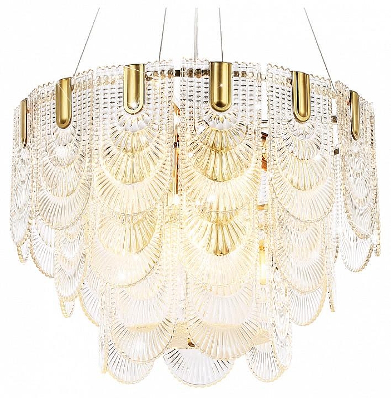 Люстра Ambrella Light TR TR5388 цвет плафона/подвески Прозрачный, цвет арматуры Золото