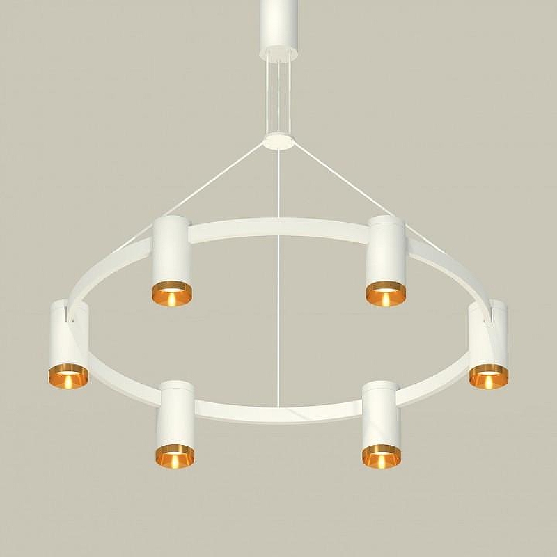 Люстра Ambrella Light XB XB9021152 цвет плафона/подвески Белый, Золото, цвет арматуры Белый, Золото