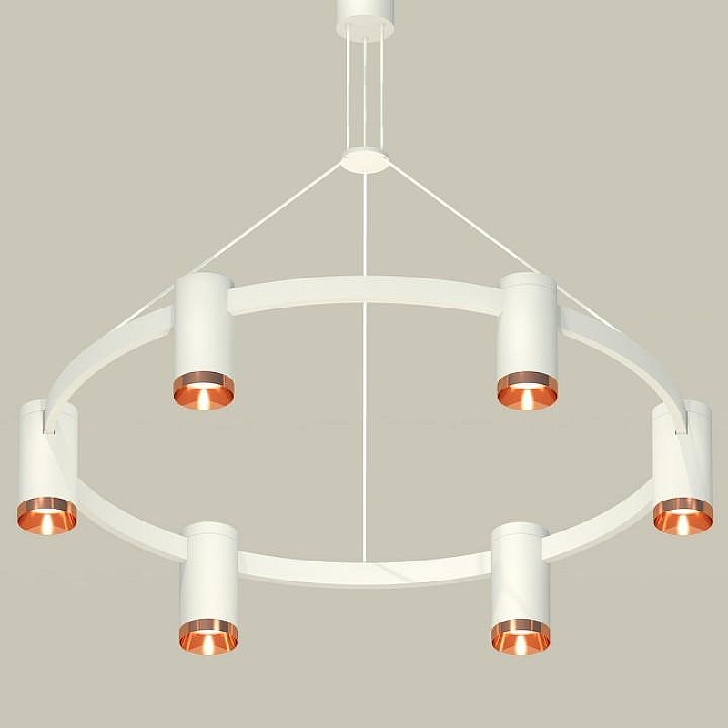 Люстра Ambrella Light XB XB9021153 цвет плафона/подвески Белый, Золото, цвет арматуры Белый, Золото