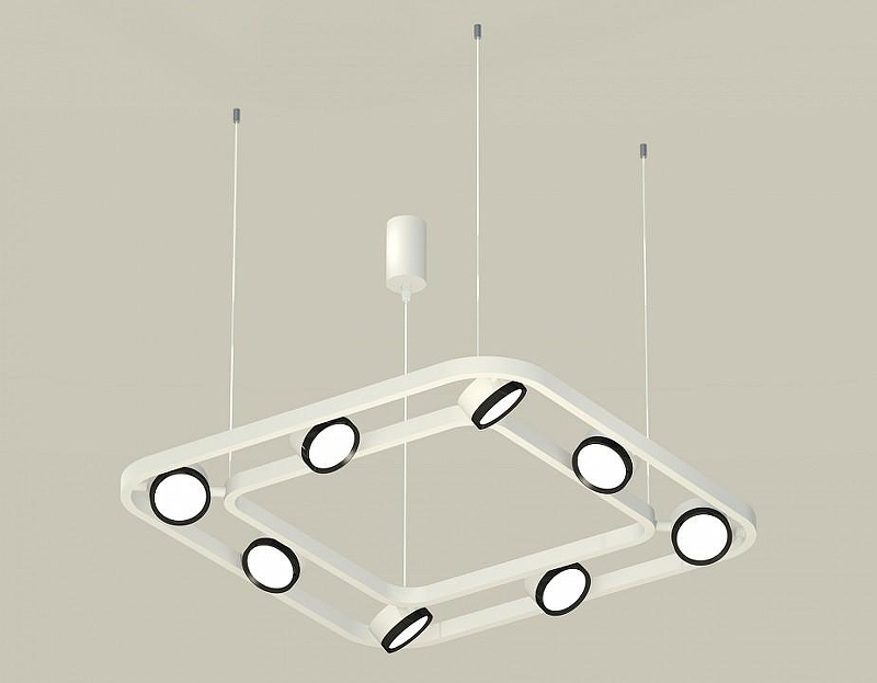 Люстра Ambrella Light XB XB9177101 цвет плафона/подвески Черный, цвет арматуры Белый