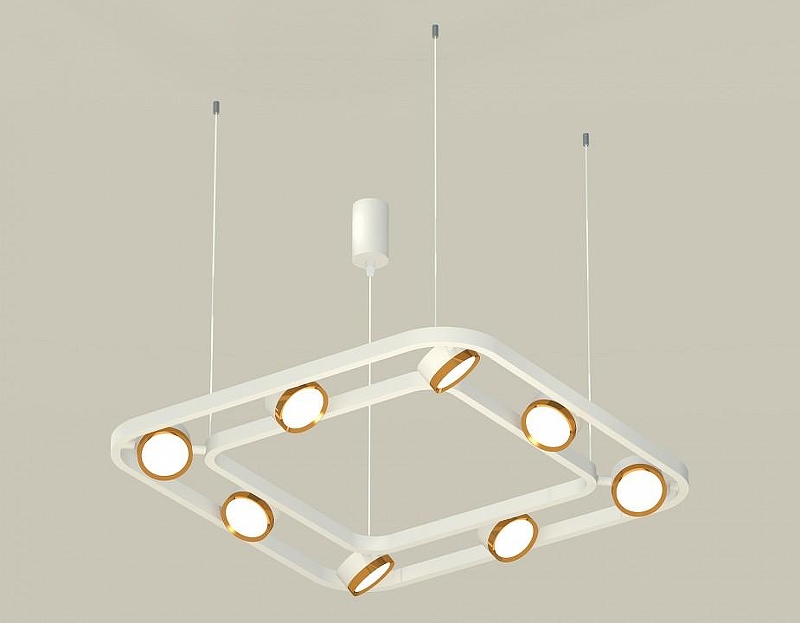 Люстра Ambrella Light XB XB9177102 цвет плафона/подвески Золото, цвет арматуры Белый
