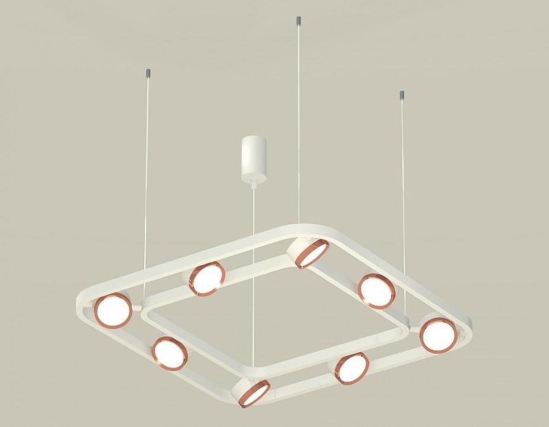 Люстра Ambrella Light XB XB9177103 цвет плафона/подвески Золото, цвет арматуры Белый