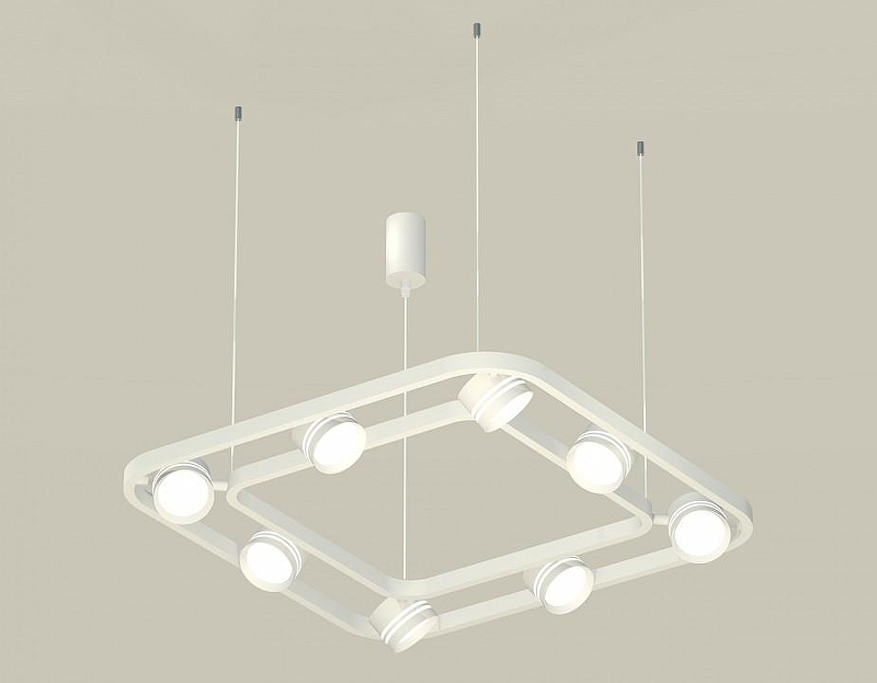 Люстра Ambrella Light XB XB9177153 цвет плафона/подвески Белый, цвет арматуры Белый