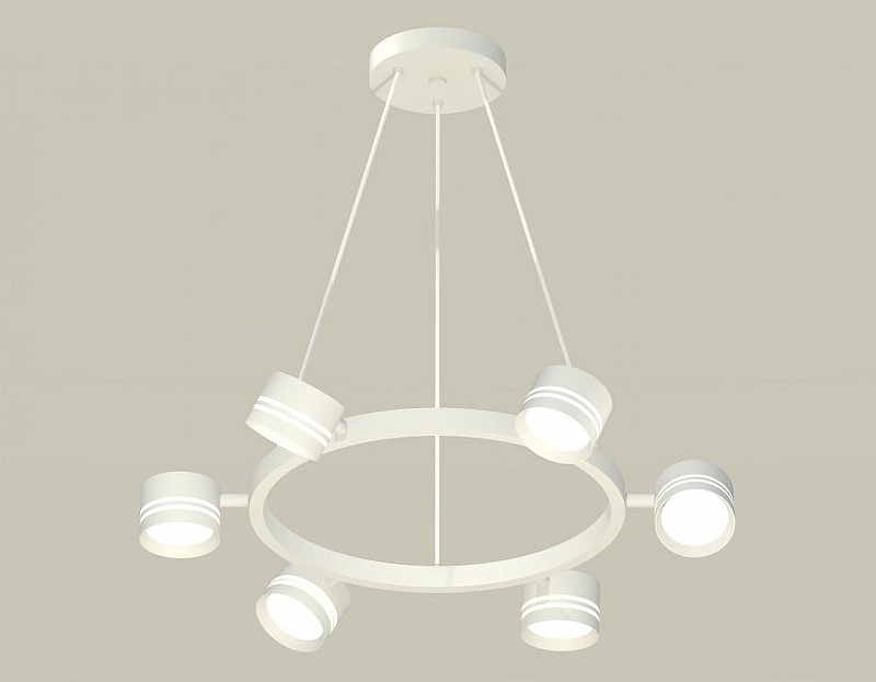 Люстра Ambrella Light XB XB9191202 цвет плафона/подвески Белый, цвет арматуры Белый