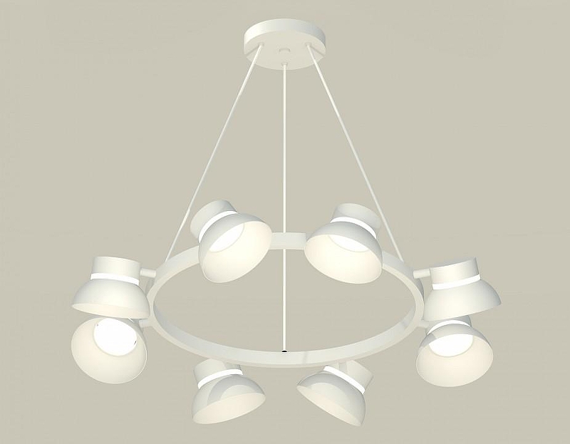 Люстра Ambrella Light XB XB9195100 цвет плафона/подвески Белый, цвет арматуры Белый