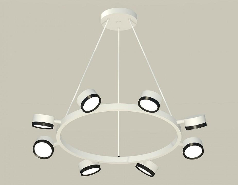 Люстра Ambrella Light XB XB9195151 цвет плафона/подвески Черный, цвет арматуры Белый