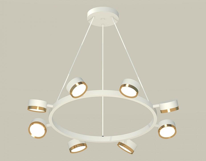 Люстра Ambrella Light XB XB9195152 цвет плафона/подвески Золото, цвет арматуры Белый