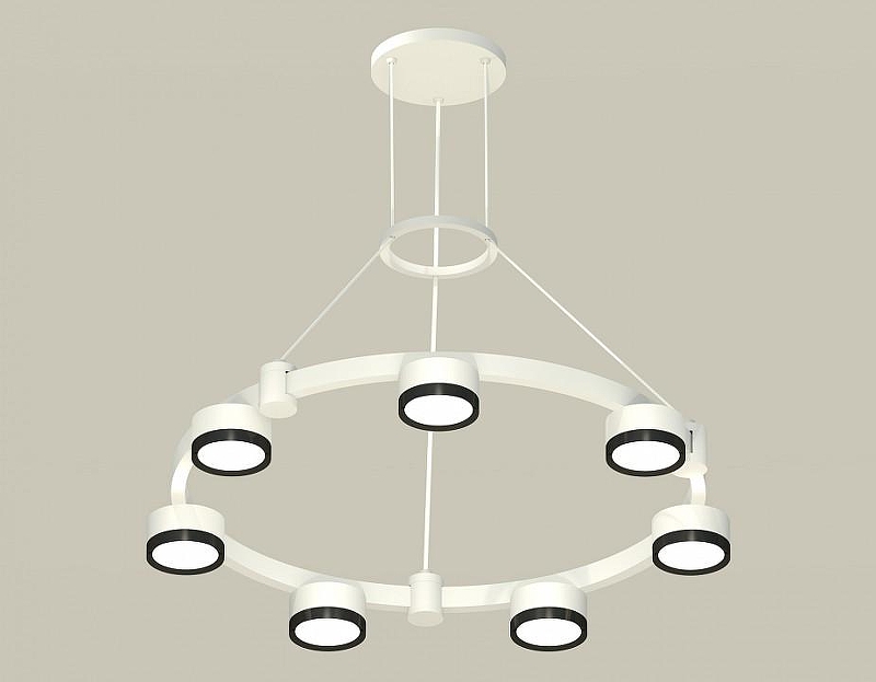 Люстра Ambrella Light XR XR92031501 цвет плафона/подвески Черный, цвет арматуры Белый