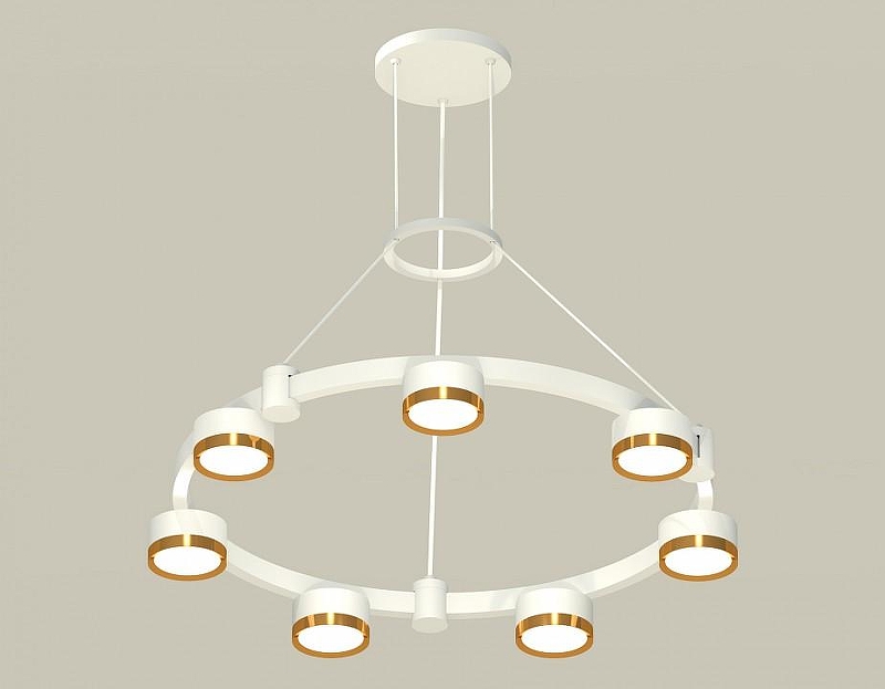 Люстра Ambrella Light XR XR92031502 цвет плафона/подвески Золото, цвет арматуры Белый