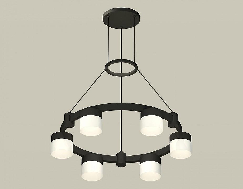 Люстра Ambrella Light XR XR92051204 цвет плафона/подвески Белый, цвет арматуры Черный