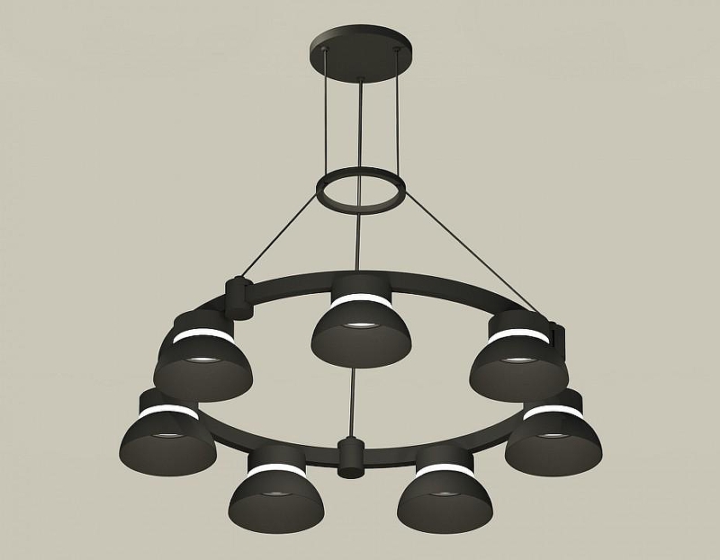 Люстра Ambrella Light XR XR92051401 цвет плафона/подвески Черный, цвет арматуры Черный