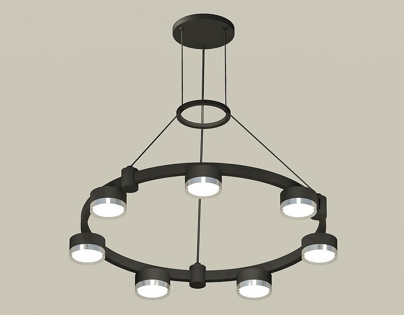 Люстра Ambrella Light XR XR92051501 цвет плафона/подвески Серебро, цвет арматуры Черный