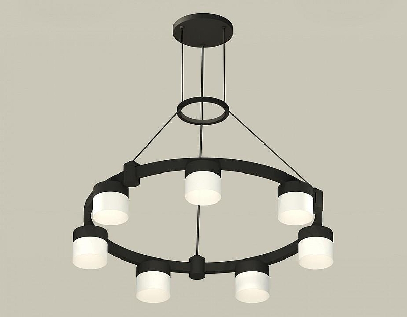 Люстра Ambrella Light XR XR92051604 цвет плафона/подвески Белый, цвет арматуры Черный