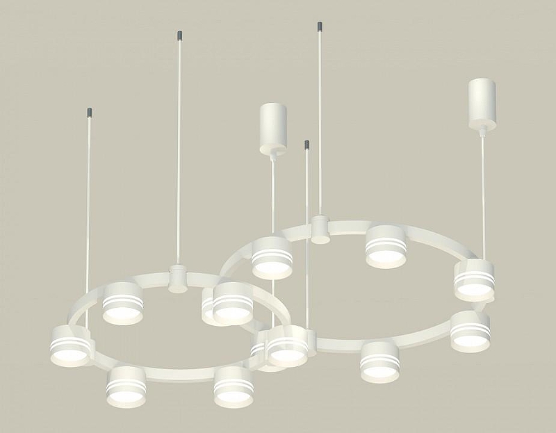 Люстра Ambrella Light XR XR92081005 цвет плафона/подвески Белый, цвет арматуры Белый