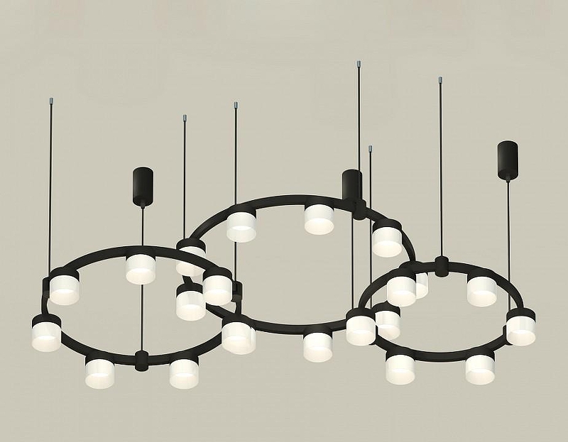 Люстра Ambrella Light XR XR92092210 цвет плафона/подвески Белый, цвет арматуры Черный