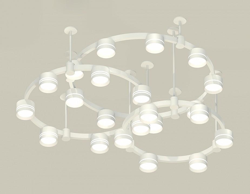 Люстра Ambrella Light XR XR92212260 цвет плафона/подвески Белый, цвет арматуры Белый