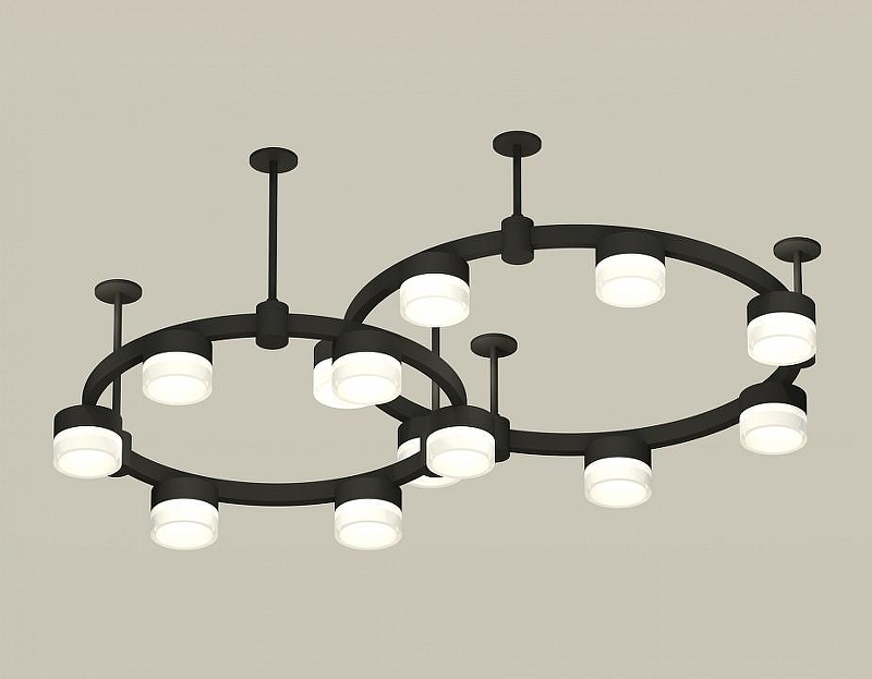 Люстра Ambrella Light XR XR92221002 цвет плафона/подвески Белый, цвет арматуры Черный