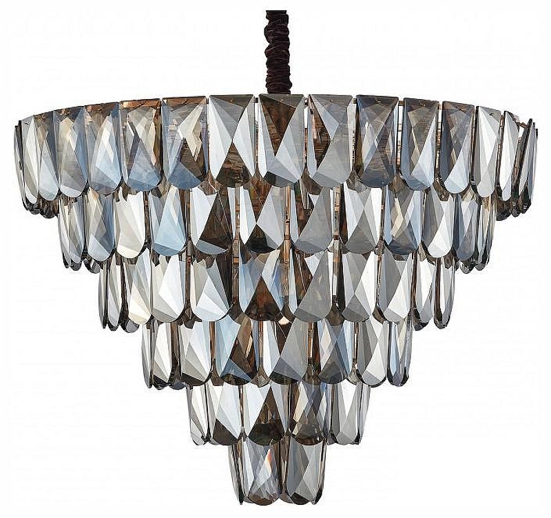 Люстра Arte Milano AM-33608B 33608B.D750.H530.E14.18 G цвет плафона/подвески Шампань, цвет арматуры Золото