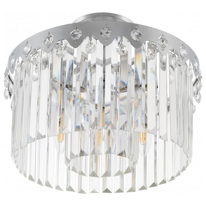 Люстра Arte Milano Sorrento-8909 378909/5/50/390 CR цвет плафона/подвески Прозрачный, цвет арматуры Хром