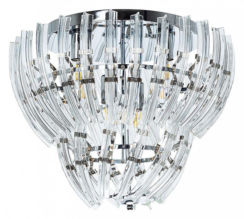 Люстра Artelamp Ella A1054PL-6CC цвет плафона/подвески Прозрачный, цвет арматуры Хром