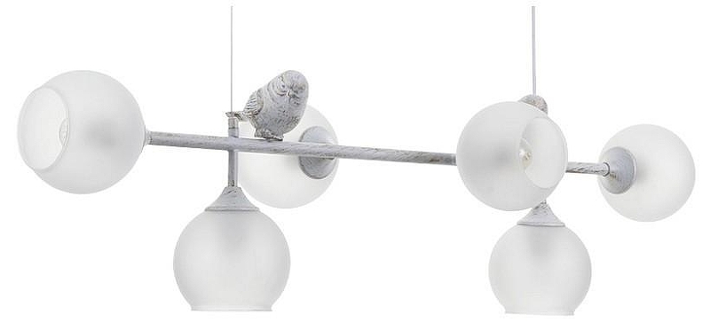 Люстра Artelamp Gemell1 A2150SP-6WG цвет плафона/подвески Белый, цвет арматуры Белый, Золото