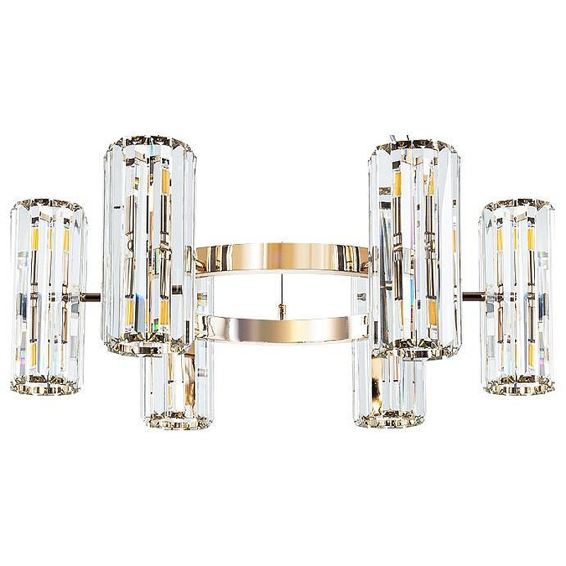 Люстра Artelamp Santor1n1 A1049SP-12GO цвет плафона/подвески Прозрачный, цвет арматуры Золото