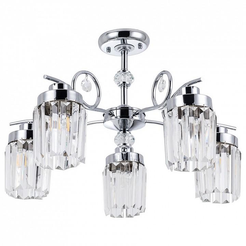 Люстра Artelamp Soph1e A8067PL-5CC цвет плафона/подвески Прозрачный, цвет арматуры Хром