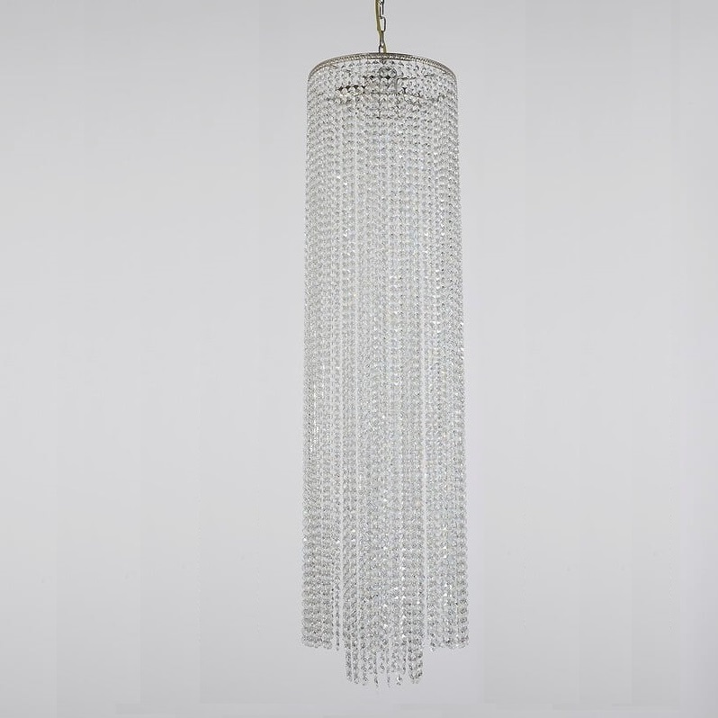 Люстра Arti lampadari stella 30х30х120 никель